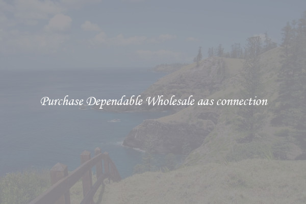 Purchase Dependable Wholesale aas connection
