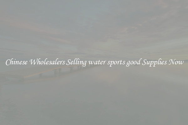 Chinese Wholesalers Selling water sports good Supplies Now