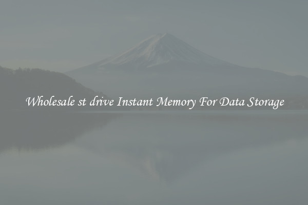Wholesale st drive Instant Memory For Data Storage